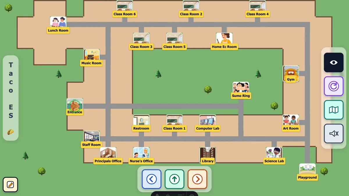 School Map Game screenshot