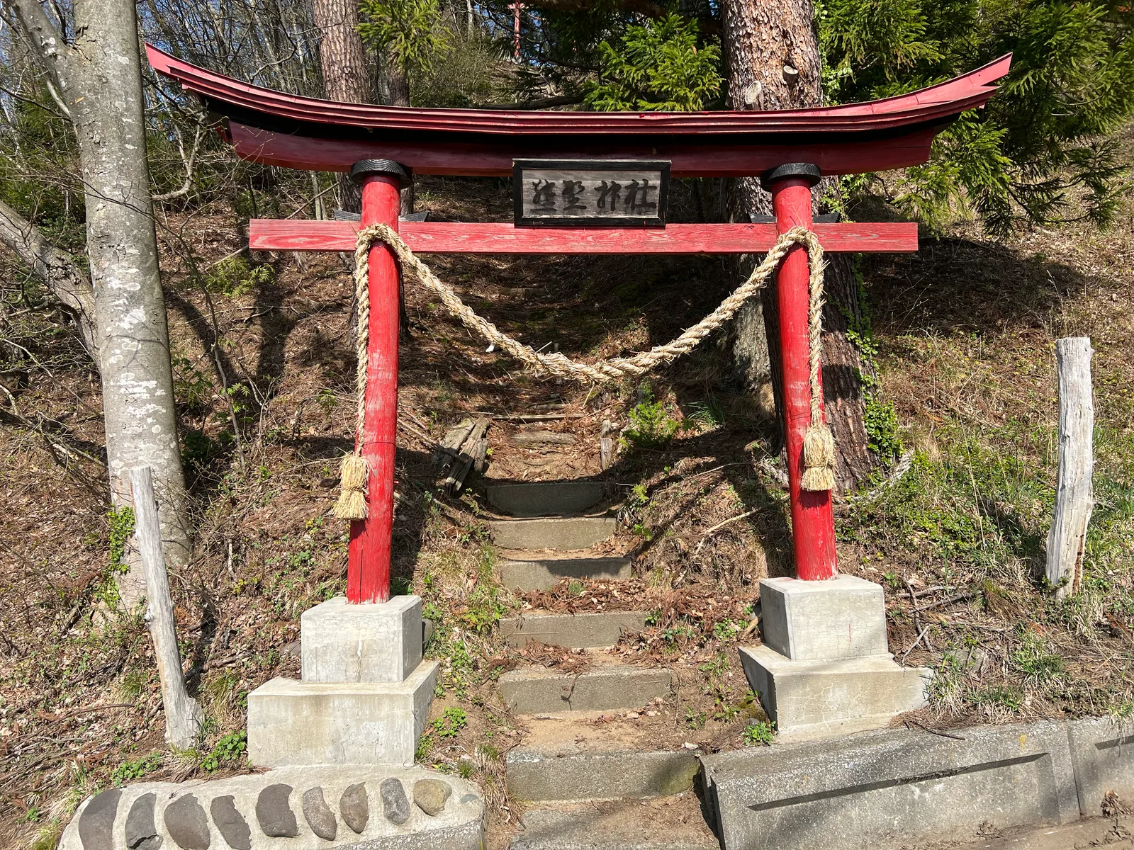 View from the road, Kumano Shrine